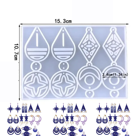 MOLDE DE SILICONE PARA RESINA EPOXI BRINDES