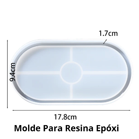 MOLDE DE SILICONE CINZEIRO PARA RESINA EPÓXI