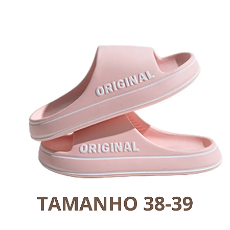 SANDÁLIA UNISEX NUVEM ALTA QUALIDADE COR ROSA