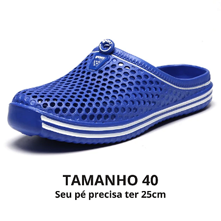 SANDÁLIAS ANTIDERRAPANTE UNISEX MACIAS E CONFORTÁVEIS COR  AZUL