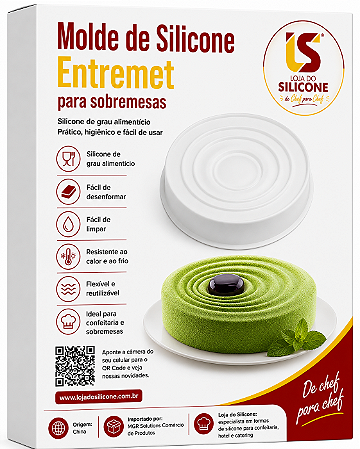 FORMA DE SILICONE PARA ELABORAR DOCES FRANCESES