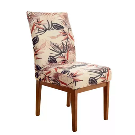 CAPA DE CADEIRA AGATHA PARA  SALA DE JANTAR ELÁSTICO BOHO