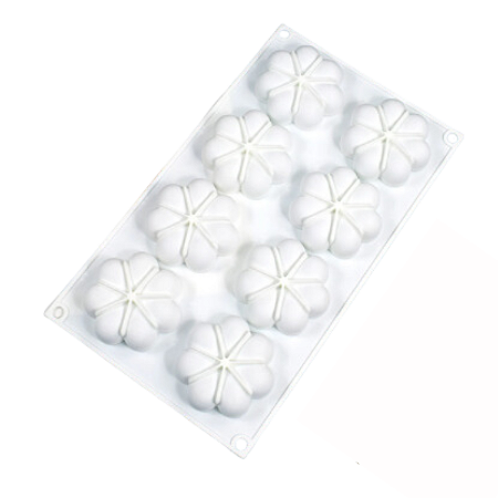 FORMA DE SILICONE FLÔR PARA DOCES E SOBREMESAS