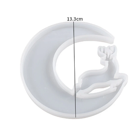 MOLDE DE SILICONE PARA RESINA EPÓXI VEADO