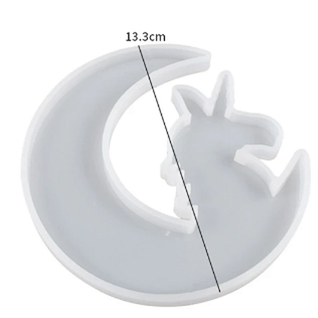 MOLDE DE SILICONE PARA RESINA EPÓXI UNICÓRNIO