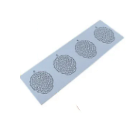 MOLDE DE SILICONE PARA TUILE E ARABESCOS DE CHOCOLATE