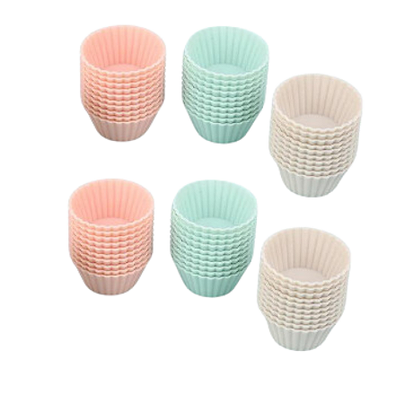FORMINHA DE SILICONE PARA MINI CUPCAKE KIT COM 10 PEÇAS