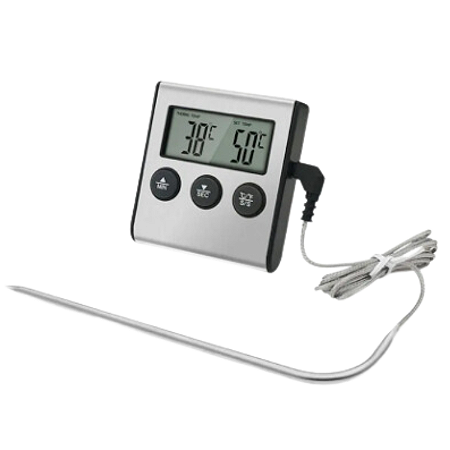 TERMÔMETRO DIGITAL COM TEMPORIZADOR IMÃ E ALARME