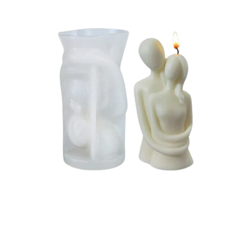 MOLDE DE SILICONE PARA VELA CASAL