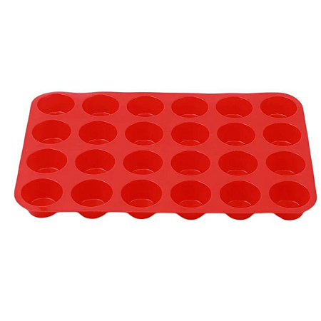 FORMA DE SILICONE PARA MINI MUFFINS