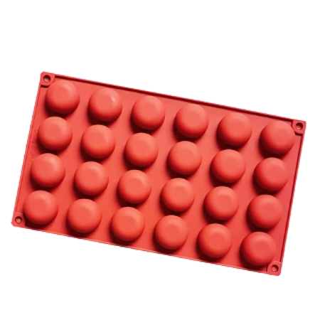 MOLDE DE SILICONE POMPONETE 24 CVDS