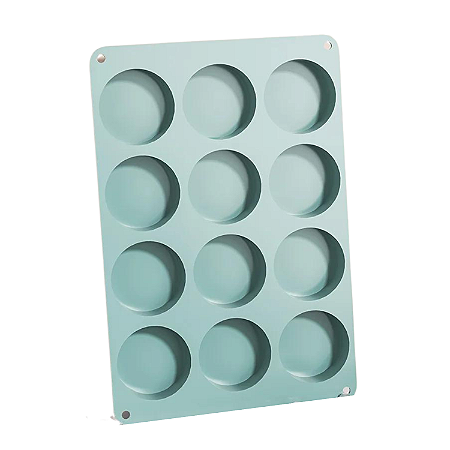 FORMA DE SILICONE CILÍNDRICA PARA DOCES E SABONETES