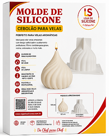 MOLDE DE SILICONE PARA VELAS