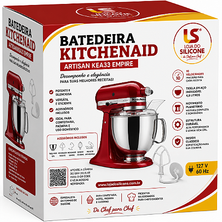 BATEDEIRA KITCHENAID ARTISAN KEA33 EMPIRE 60 HZ 127 V