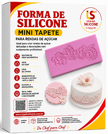 MOLDE DE SILICONE PARA RENDAS