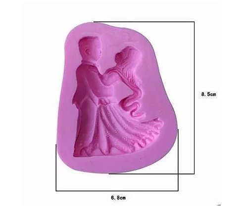 MOLDE DE SILICONE NOIVOS PARA DECORAÇÃO
