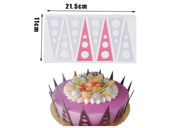 MOLDE DE SILICONE PARA ARABESCO DE CHOCOLATE