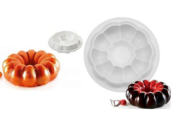 FORMA DE SILICONE GUIRLANDA PARA SOBREMESAS