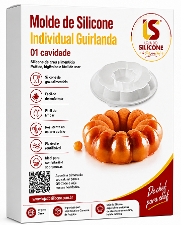 FORMA DE SILICONE GUIRLANDA PARA SOBREMESAS