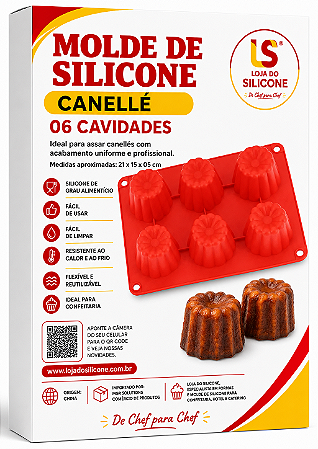 FORMA DE SILICONE PARA CANNELLE