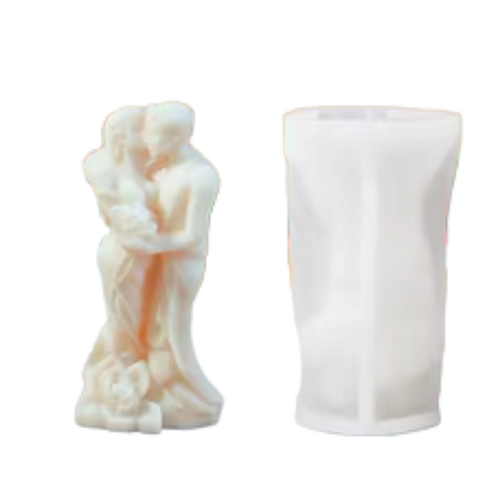 MOLDE DE SILICONE PARA VELAS CASAL