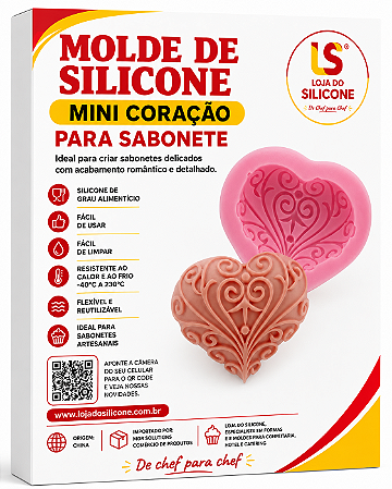 FORMA DE SILICONE PARA SABONETE