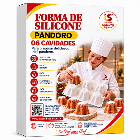 FORMA DE SILICONE PARA PANDORO