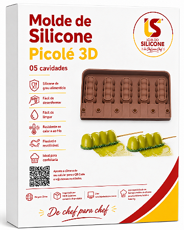 MOLDE E FORMA DE SILICONE PARA PARFAIT (PICOLÉ)