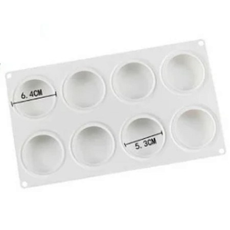 MOLDES DE SILICONE POMPONETE 8 CAVIDADES PARA DOCES