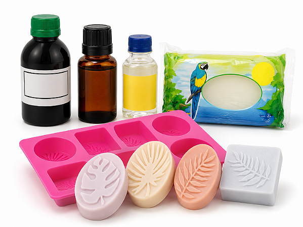 KIT 12 SABOARIA PARA INICANTE FORMA GLICERINA ESSENCIA E LAURIL
