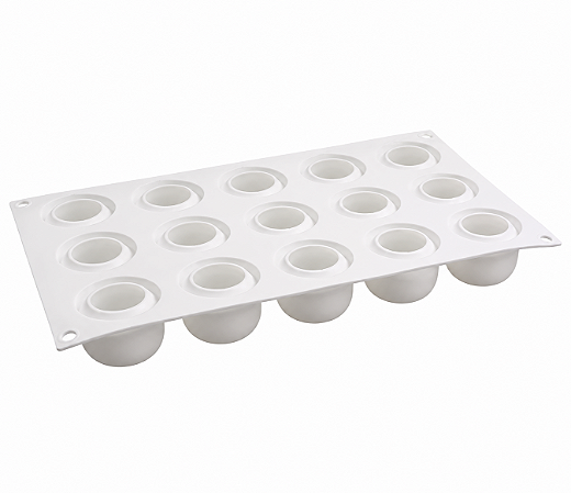 FORMA DE SILICONE CILINDRICA PARA DOCES FRANCES