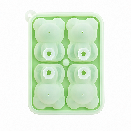 FORMA DE SILICONE PARA GELO URSINHO 4 CAVIDADES