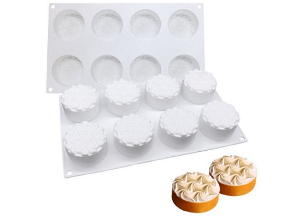 FORMA DE SILICONE ESPECIAL  ALTO RELEVO PARA SOBREMESAS