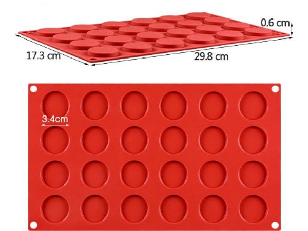 MOLDE DE SILICONE PARA PASTILHAS DE CHOCOLATE