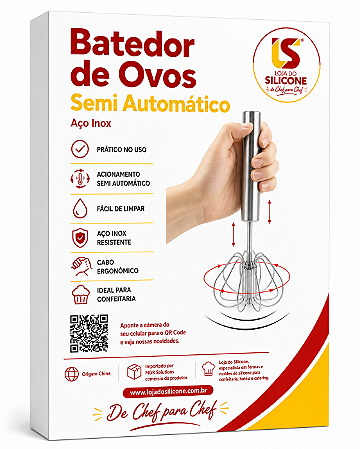 BATEDOR DE OVOS (FOUET) SEMI AUTOMÁTICO PROMOÇÃO