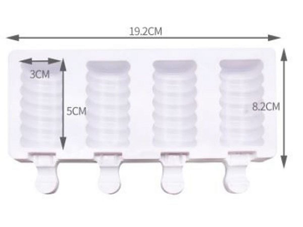 MOLDE DE SILICONE 3D MODELO PICOLÉ PARA DOCES