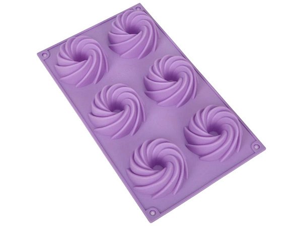 MOLDE DE SILICONE REDEMOINHO 06 CAVIDADES