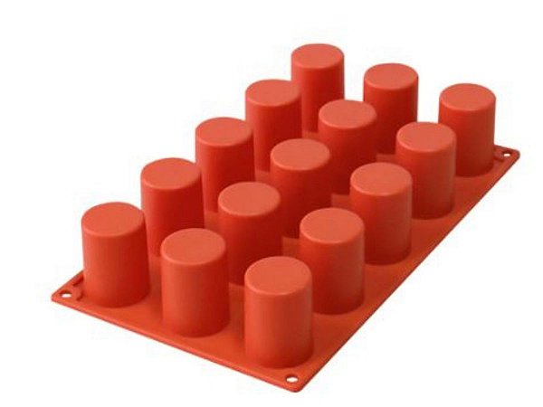 MOLDE DE SILICONE CILÍNDRICO ALTO PARA SOBREMESAS