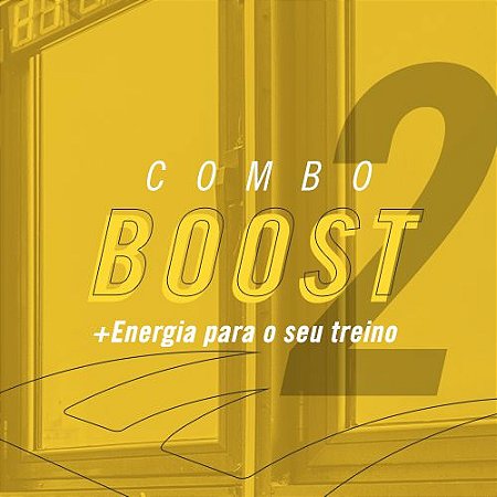 Combo Everlast Boost 2 - Whey Protein 3W, Pré-Treino, Thermocut e L-Glutamina