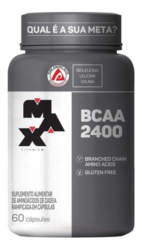 BCAA 2400 - 60 CAPS - MAX TITANIUM