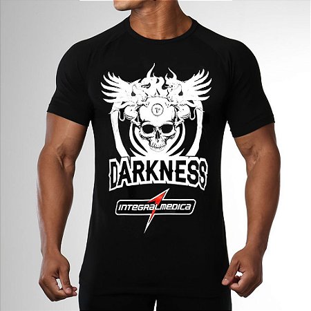 CAMISETA PRETA DARKNESS - INTEGRALMEDICA 616 - WA Suplementos | Sua Loja  Online De Suplementos