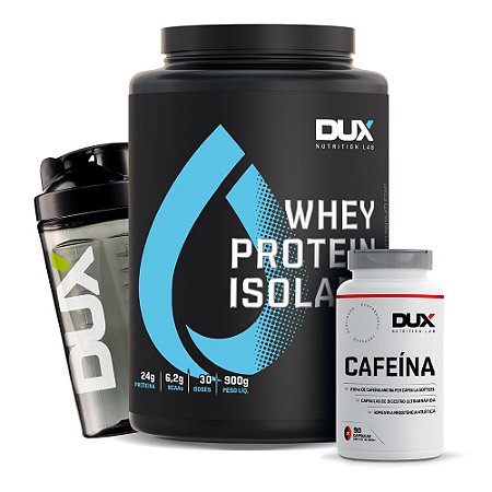 Combo Whey Protein Isolado + Cafeína + Coq - Dux Nutrition - WA Suplementos  | Sua Loja Online De Suplementos