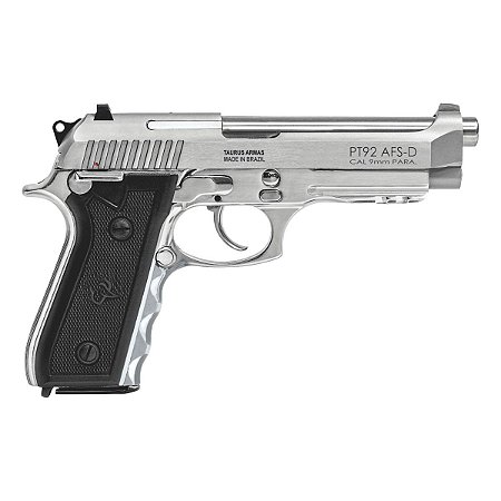Arma de Fogo Pistola Taurus 92 AFS-D Inox 9mm