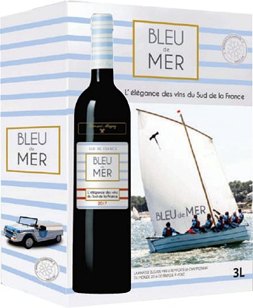 Vinho tinto Bleu de Mer -3000ml - Origem: França