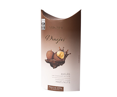 Dragée Avelã com Chocolate ao Leite