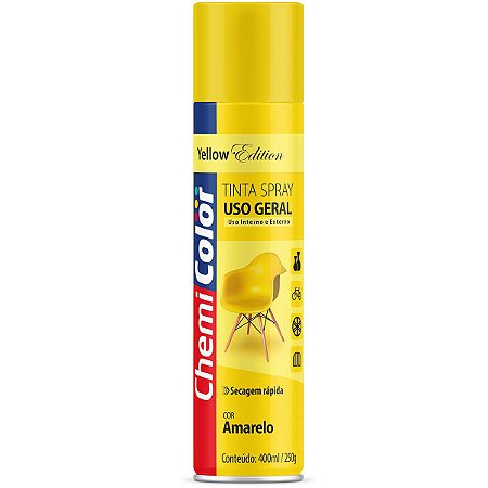 Tinta Spray Chemicolor Uso Geral Amarelo 400ml 91