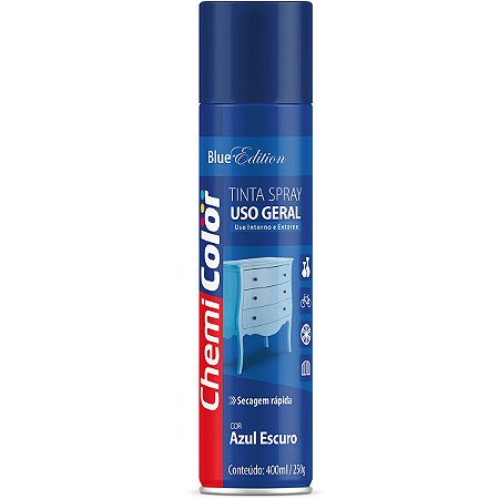 Tinta Spray Chemicolor Uso Geral Azul Escuro 400ml 135