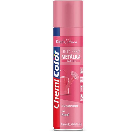Tinta Spray Chemicolor Metálica Rosé 400ml 102