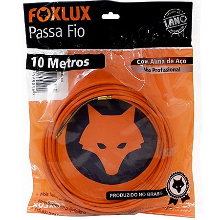 Passa  Fio Foxlux 10m com Alma de Aço
