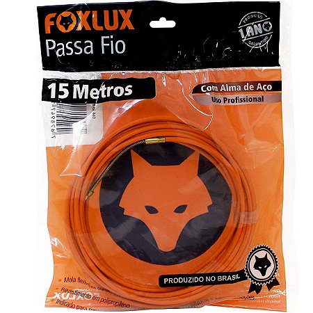 Passa Fio Foxlux 15m com Alma de Aço